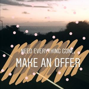 Make an offer on anything in my closet!